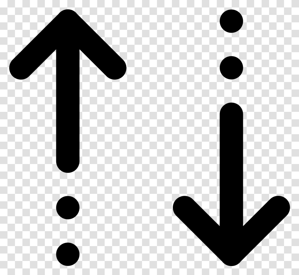 The Icon Has Two Vertical Arrows Facing In Opposite Vertical Arrows Icon, Gray, World Of Warcraft Transparent Png
