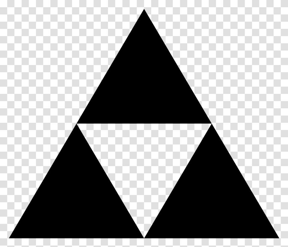 The Icon Is A Depiction Of The Triforce A Game Element Sierpinski Triangle First Iteration, Gray, World Of Warcraft Transparent Png