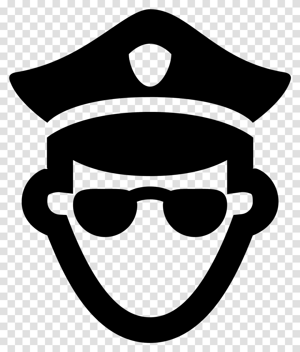 The Icon Is Consists Of An Androgynous Humanoid Head Police Vector, Gray, World Of Warcraft Transparent Png