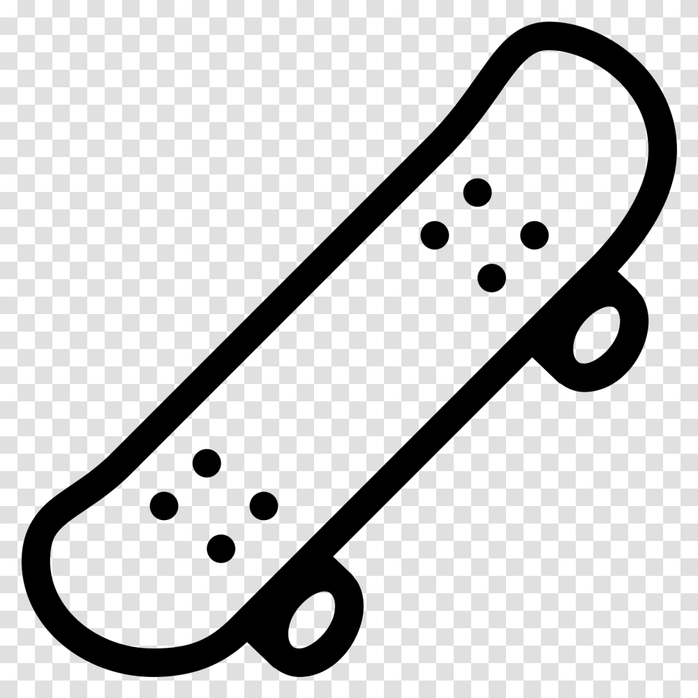 The Icon Is Shaped Like A Rectangle With Oval Distorted Black And White Skateboard, Gray, World Of Warcraft Transparent Png