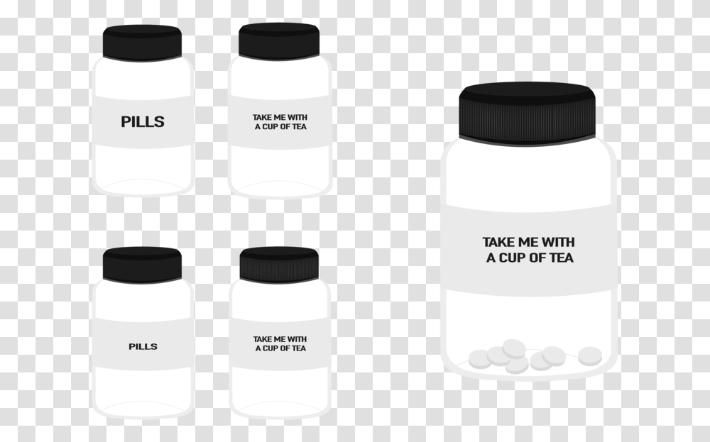 The Idea Of Taking Your Daily Pills Every Morning With, Bottle, Shaker, Medication, Jar Transparent Png
