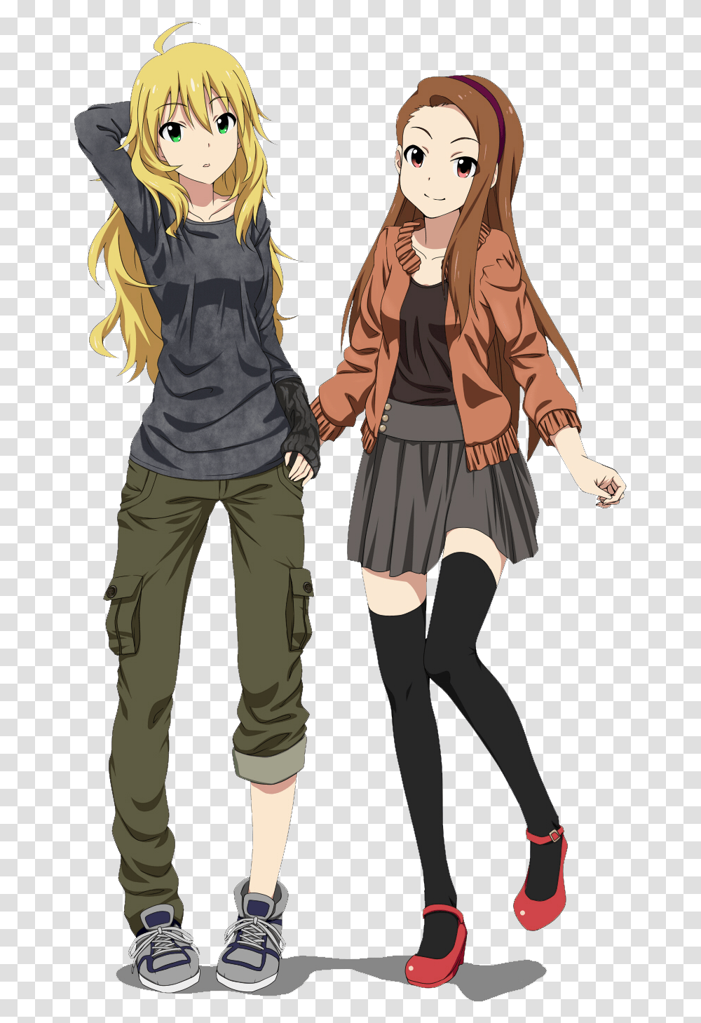 The Idolmaster, Person, Skirt, Hand Transparent Png