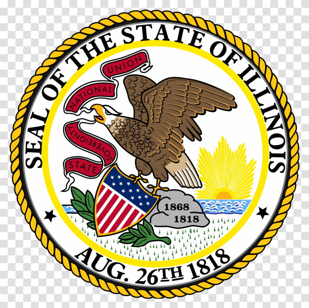 The Illinois Gaming Board Igb - Lucky Lincoln Illinois State Seal, Logo, Symbol, Trademark, Emblem Transparent Png