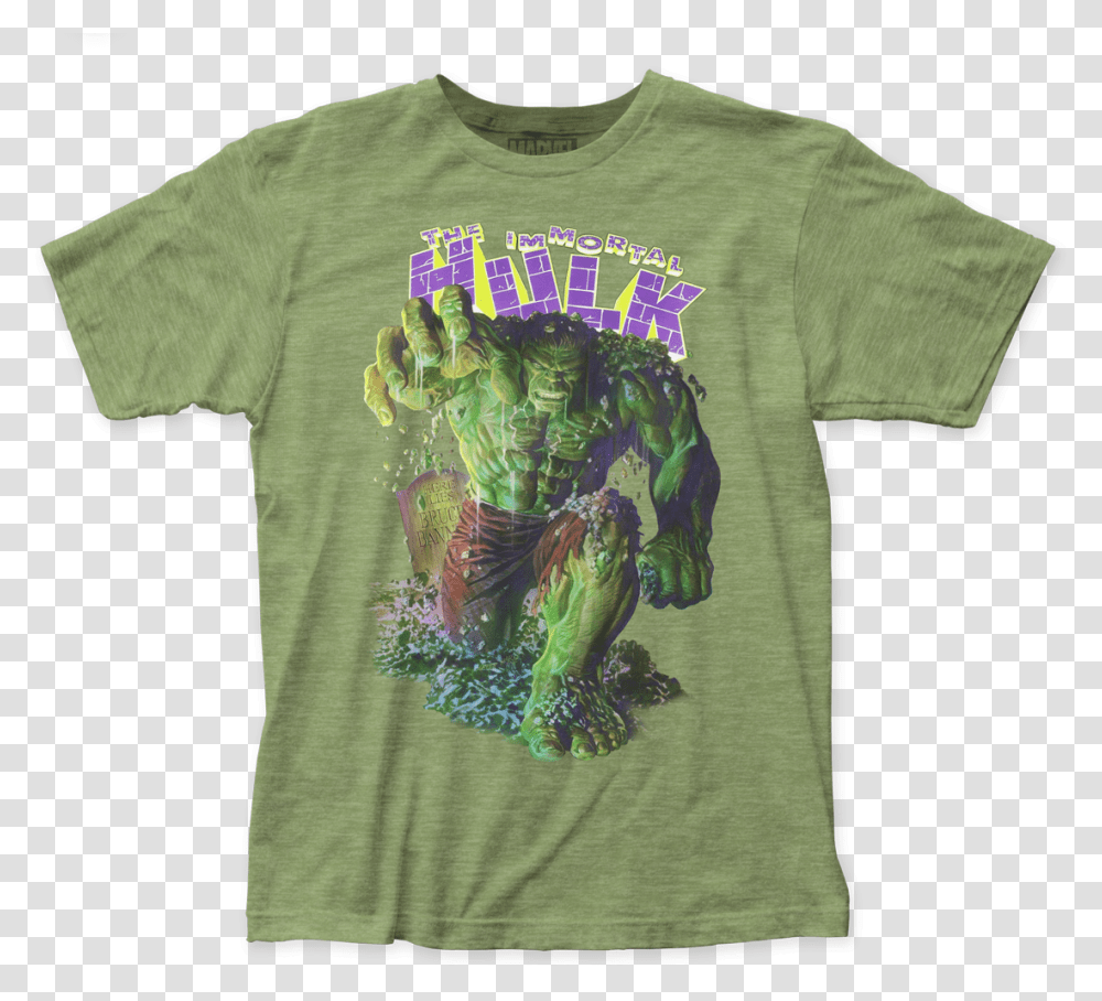The Immortal Hulk T Shirt T Shirt, Apparel, T-Shirt, Sleeve Transparent Png