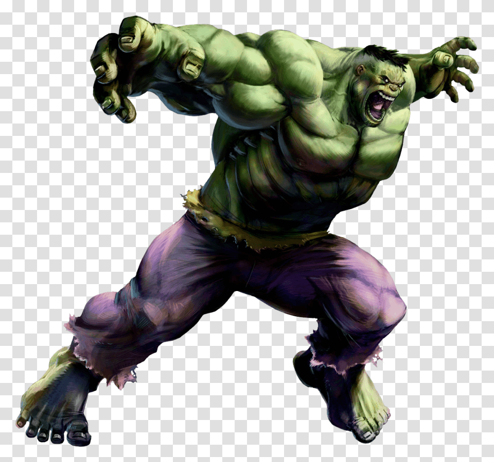 The Incredible Hulk Hd Big Hulk Marvel Vs Capcom, Hand, Person, Human, Alien Transparent Png
