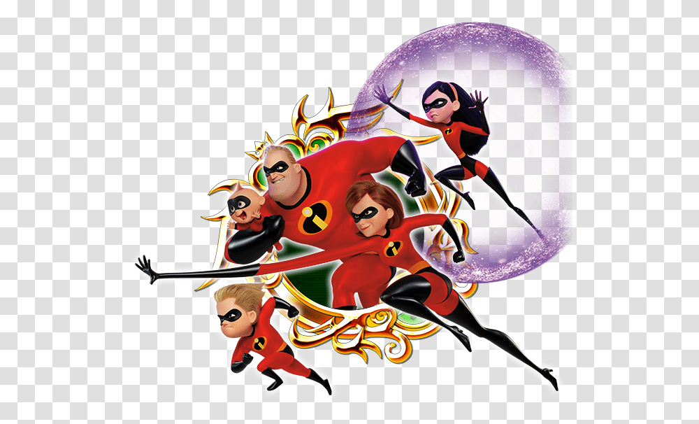 The Incredibles 2 Kingdom Hearts Union X Medals, Graphics, Person, Human, Modern Art Transparent Png