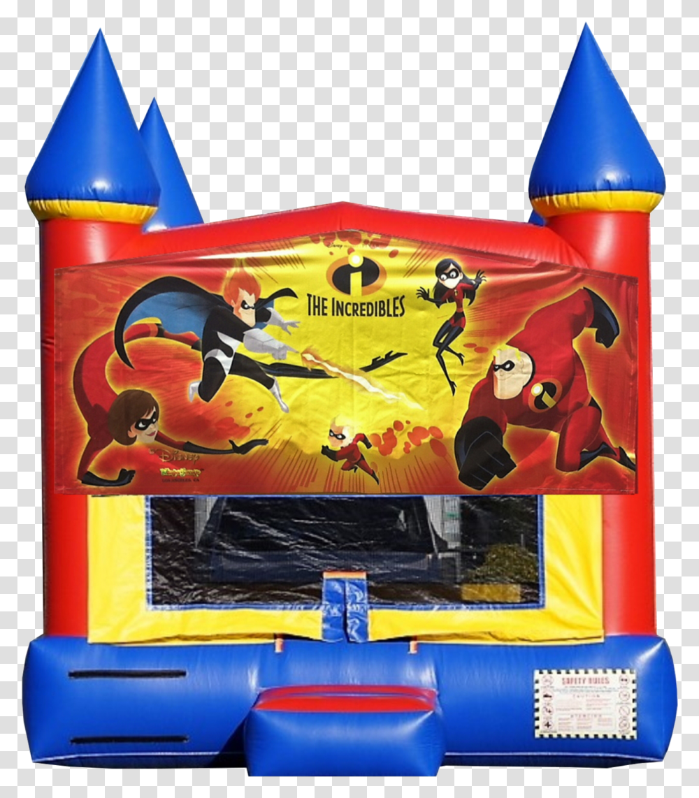 The Incredibles Bounce House Rentals Nashville Bouncy Happy Birthday Bounce House, Inflatable, Tire Transparent Png