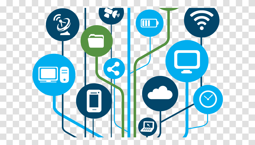 The Internet Of Things Has Changed Various Branches Clip Art Technology, Number, Network Transparent Png
