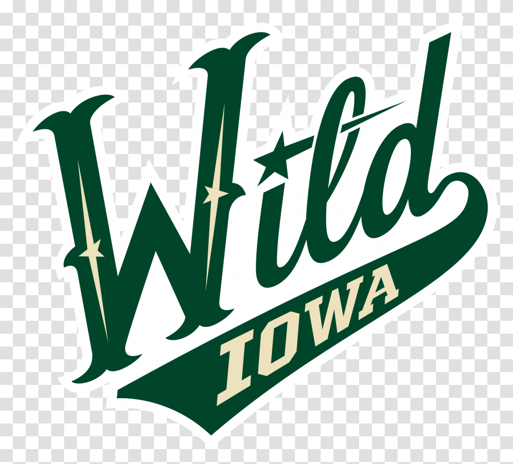 The Iowa Wild Scorestream Iowa Wild Logo, Text, Word, Alphabet, Dynamite Transparent Png