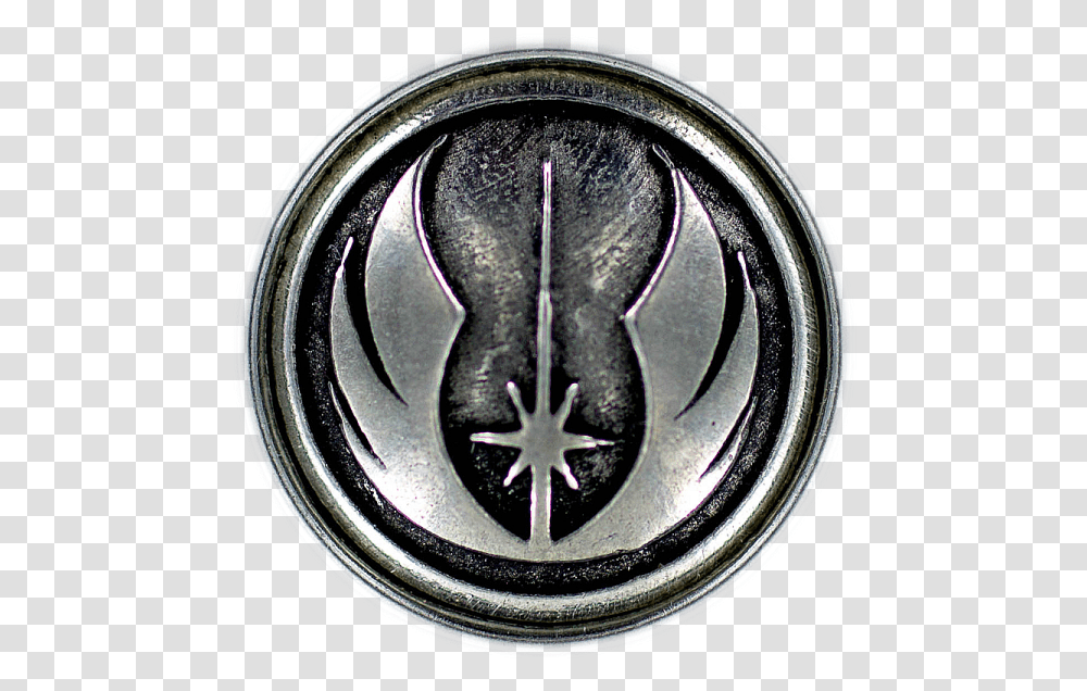 The Jedi Order Metal EmblemquotTitlequotthe Jedi Order Symbol Logo Jedi Star Wars, Machine Transparent Png