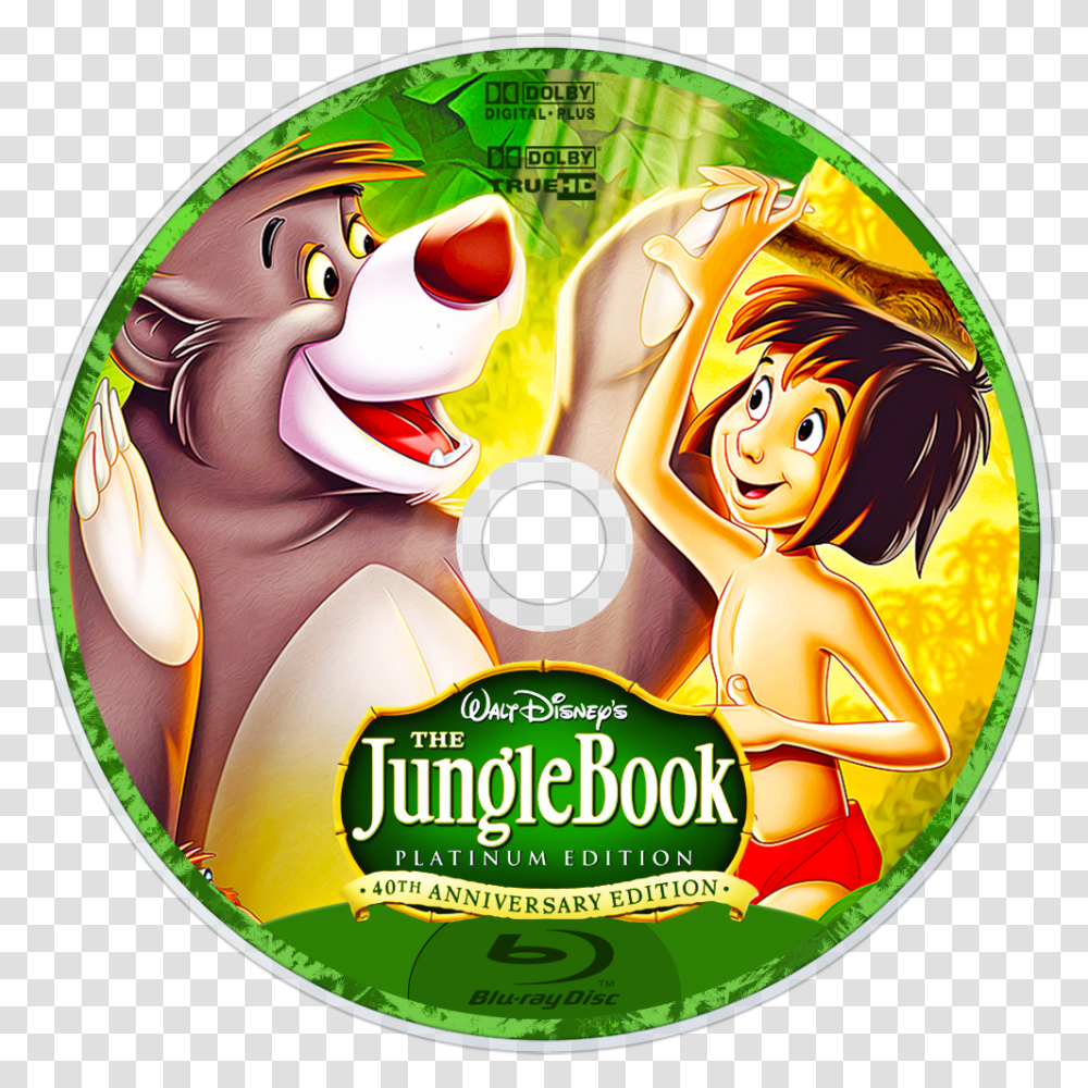 The Jungle Book Jungle Book Dvd Disc, Disk Transparent Png