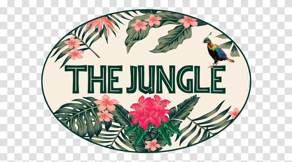 The Jungle Logo Peony, Bird, Animal, Platter, Dish Transparent Png
