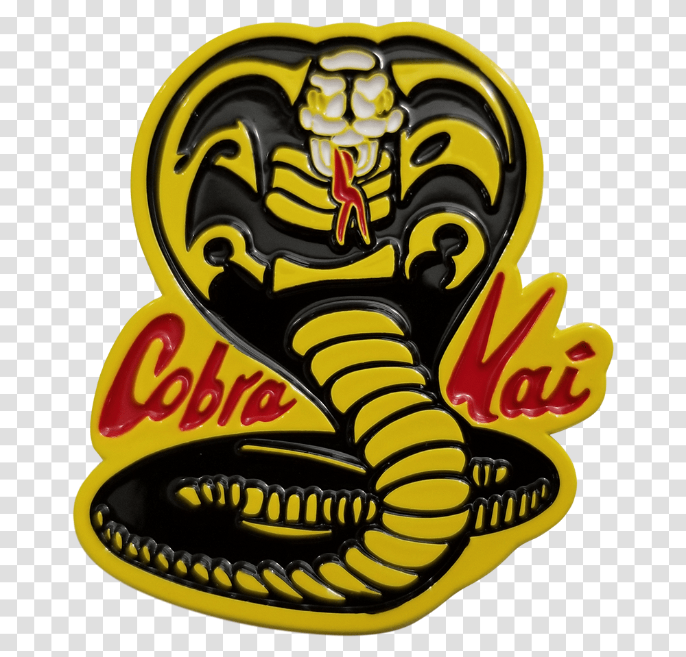 The Karate Kid Cobra Kai Logo Enamel Pin Cobra Kai Logo Svg, Reptile, Animal, Snake Transparent Png