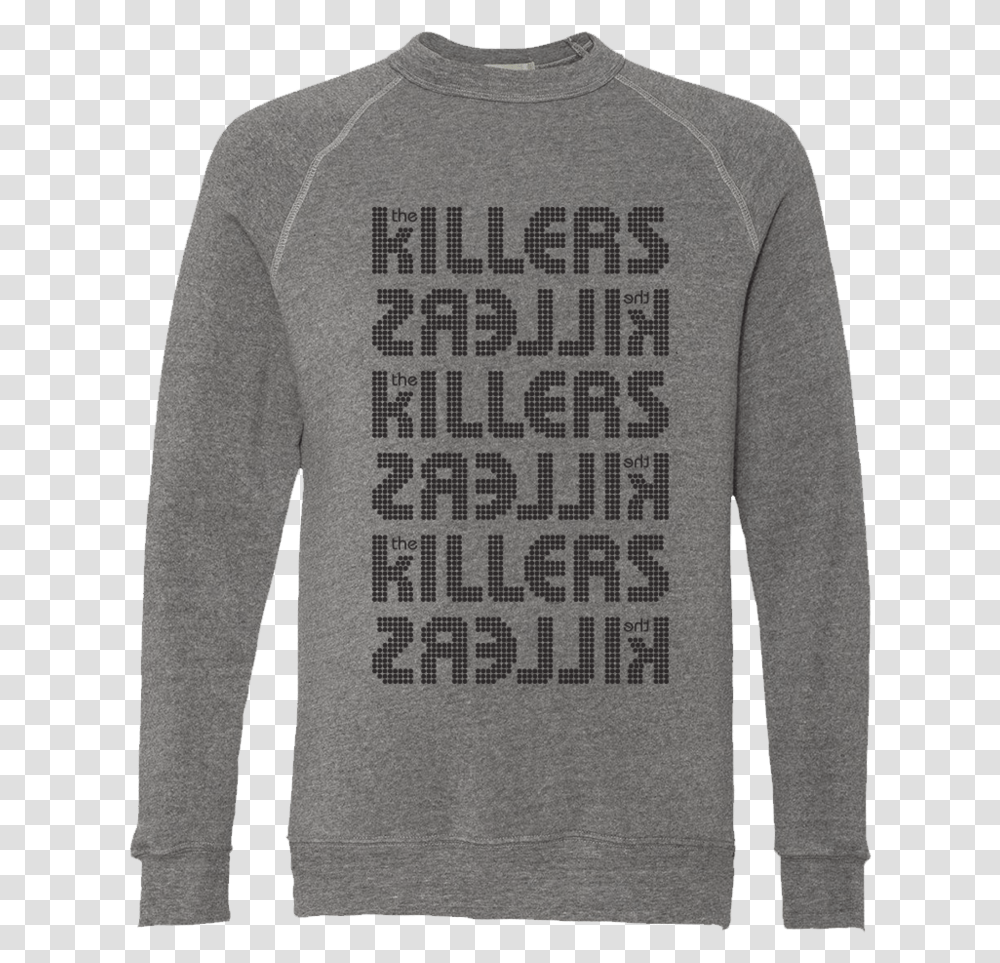 The Killers Men's Logo Sweatshirt Long Sleeve, Clothing, Apparel, Sweater Transparent Png