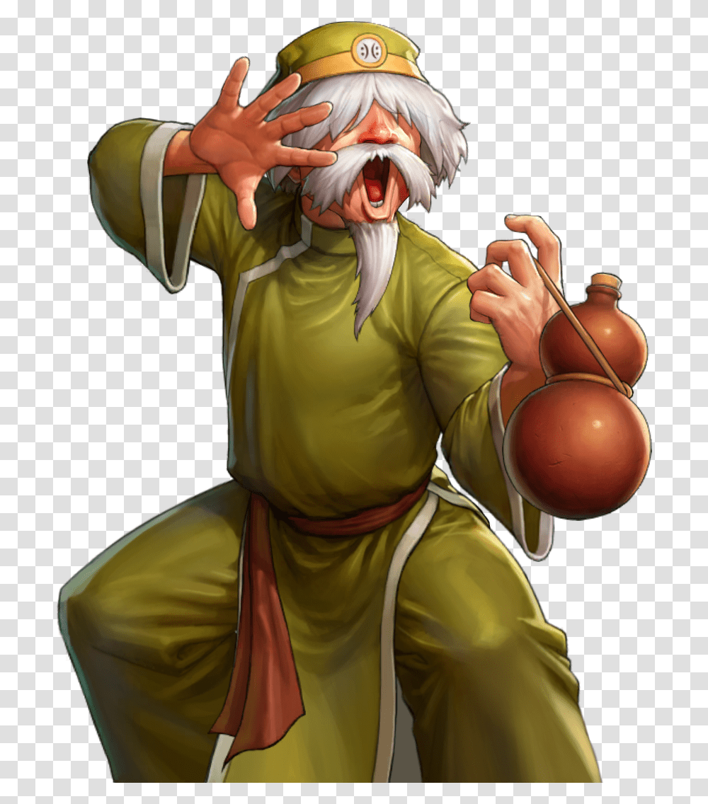 The King Of Fighters All Star Wiki Chin Gentsai The King Of Fighters, Person, Human, Sport, Sports Transparent Png