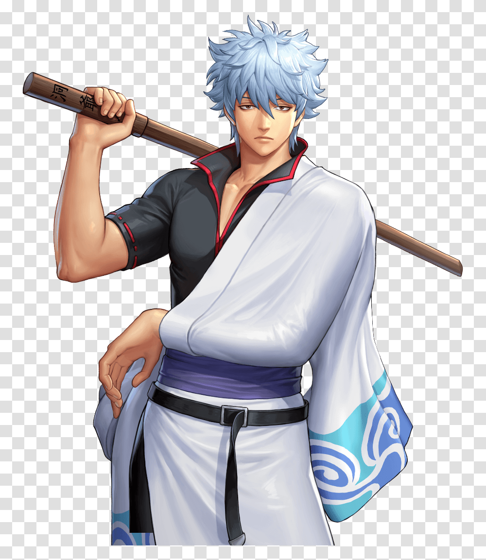 The King Of Fighters All Star Wiki Gintoki Sakata Gintama, Costume, Person, Human Transparent Png
