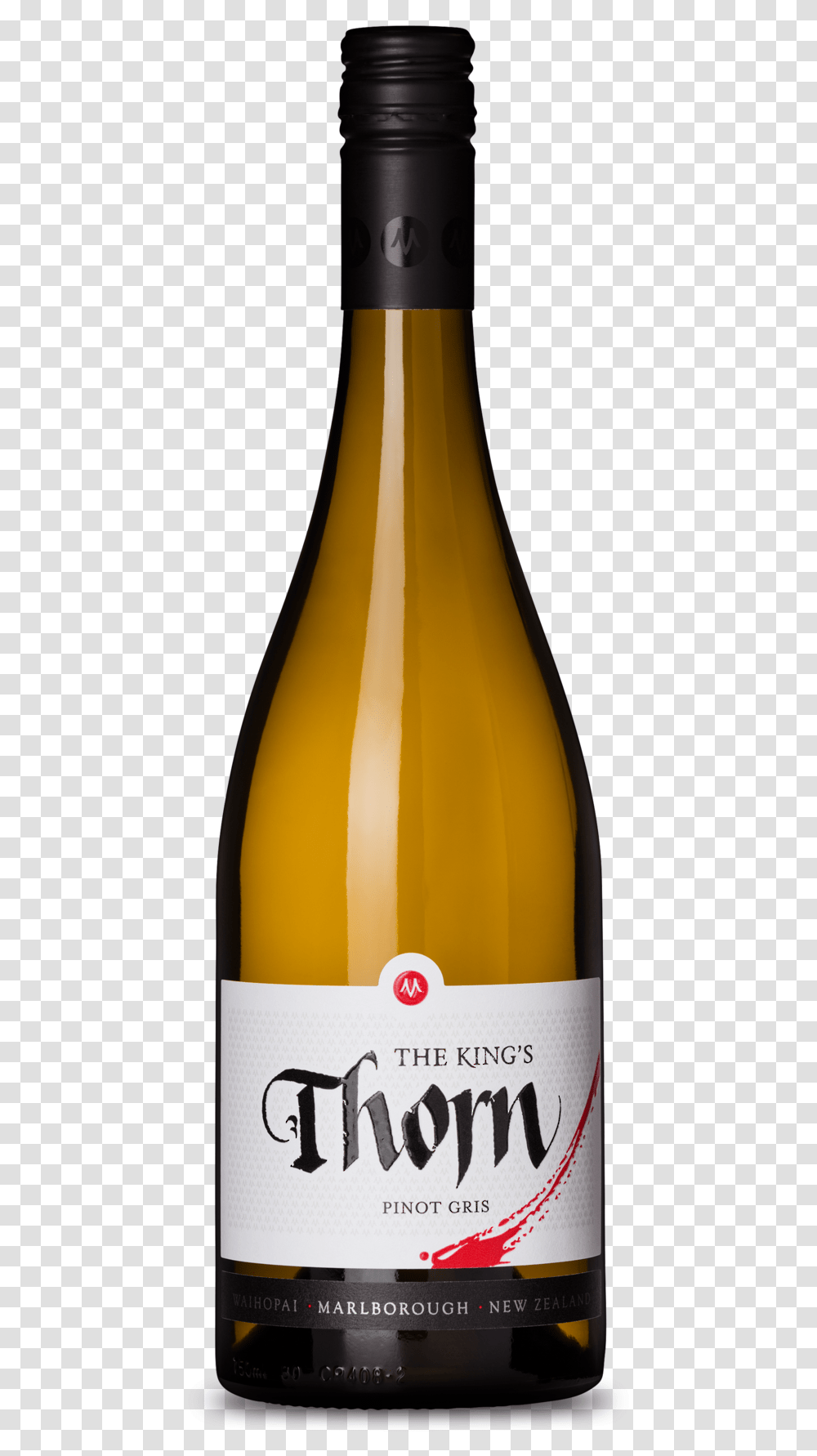 The King's Thorn Pinot Gris, Bottle, Alcohol, Beverage, Drink Transparent Png