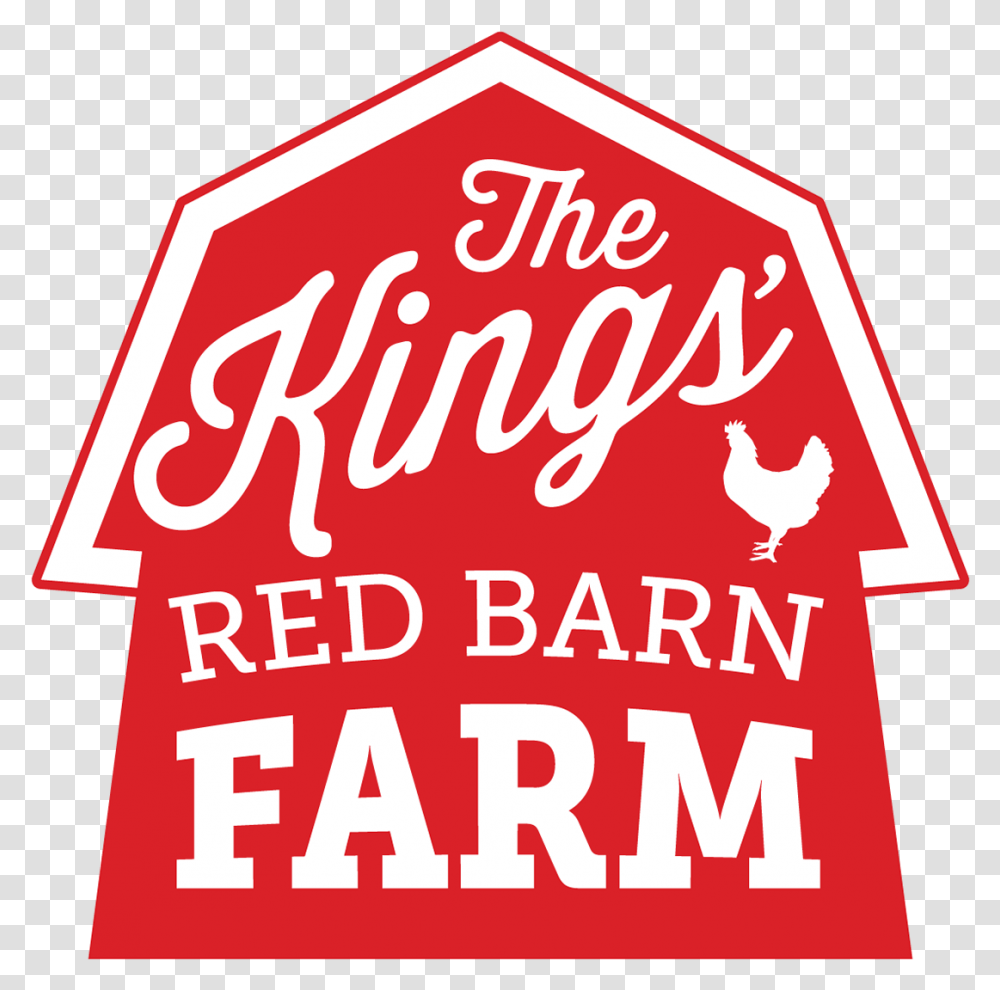 The Kings Red Barn Farm Logos Red Farm Logo, Label, Text, Advertisement, Poster Transparent Png