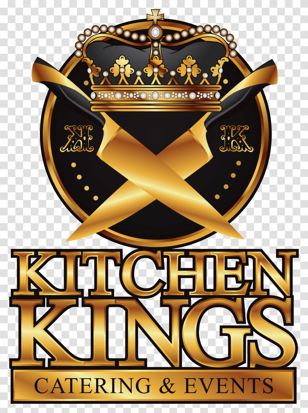 The Kitchen Kings Logo Kings Logo, Trademark, Badge Transparent Png