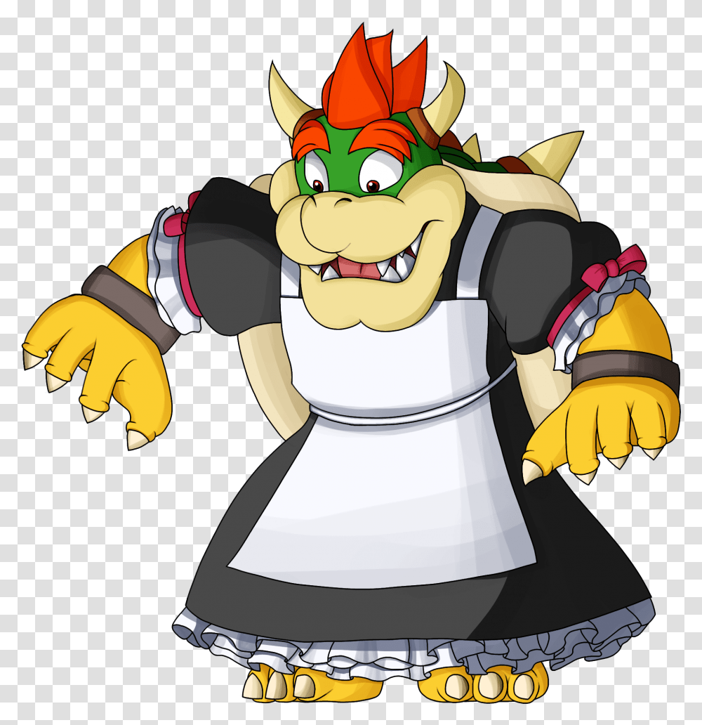 The Koopa Maid Bowser Maid, Mascot, Costume, Apparel Transparent Png