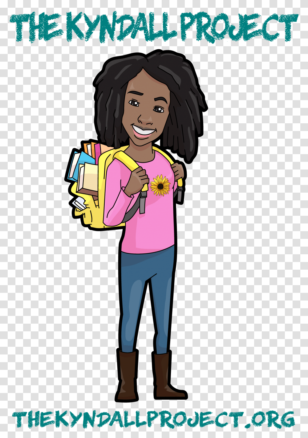 The Kyndall Project 3rd Annual Back To School Jam Cartoon, Female, Person, Human, Blonde Transparent Png