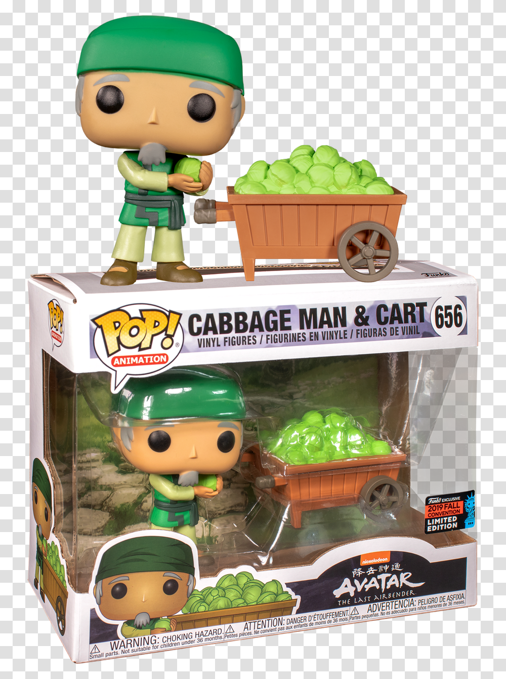 The Last Airbender Avatar Cabbage Man Funko, Plant, Fruit, Food, Grapes Transparent Png