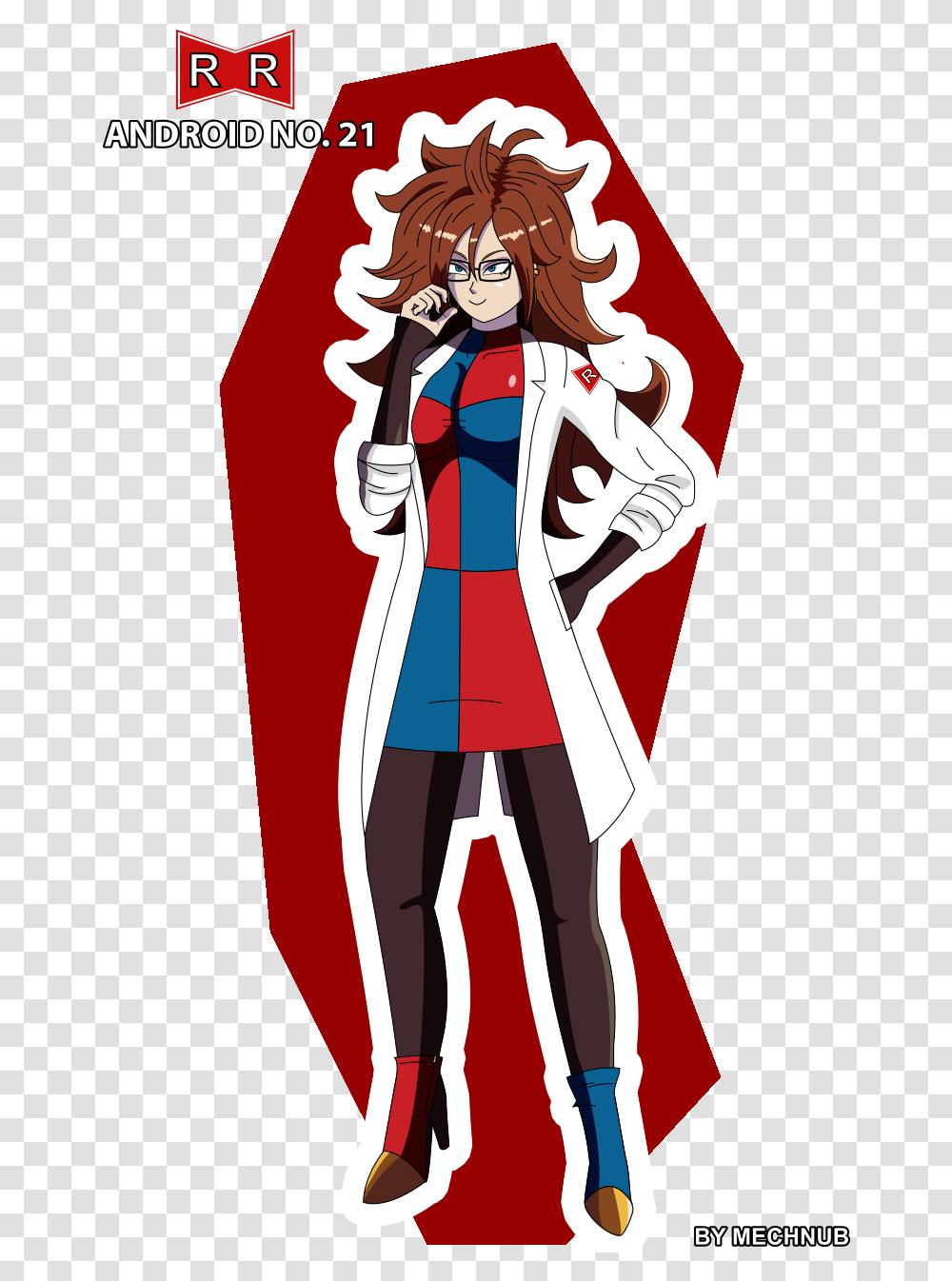The Last Android 21 Drawing For Now Illustration, Person, Comics, Book Transparent Png