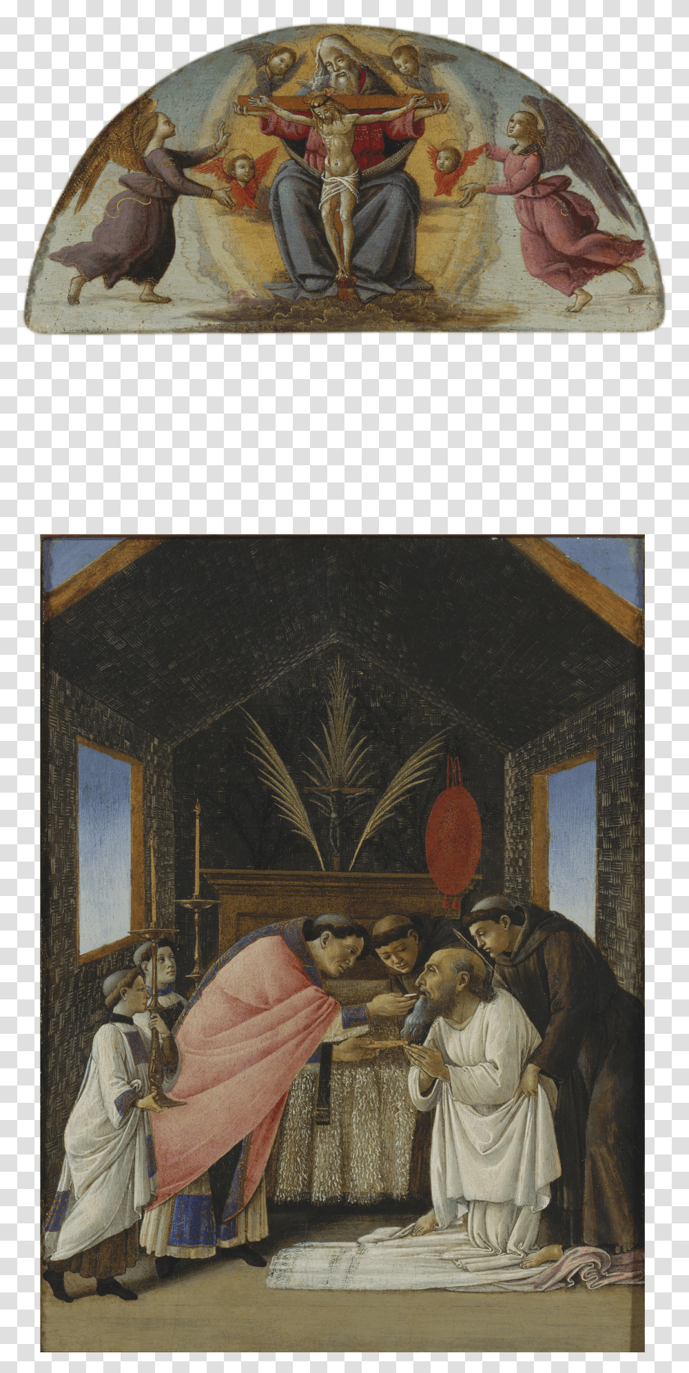 The Last Communion Of St Jerome Sandro Botticelli The Last Communion Of Saint Jerome Transparent Png