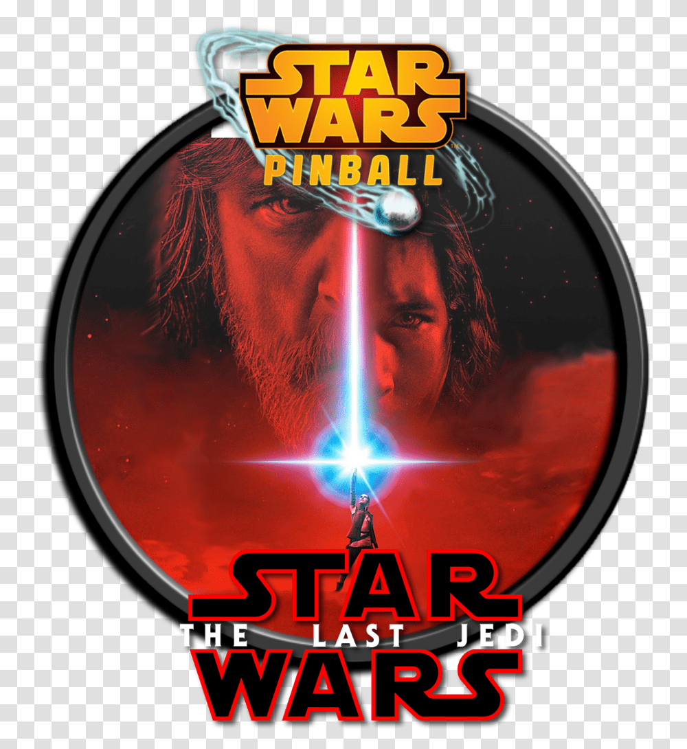 The Last Jedi Star Wars, Person, Disk, Dvd, Advertisement Transparent Png