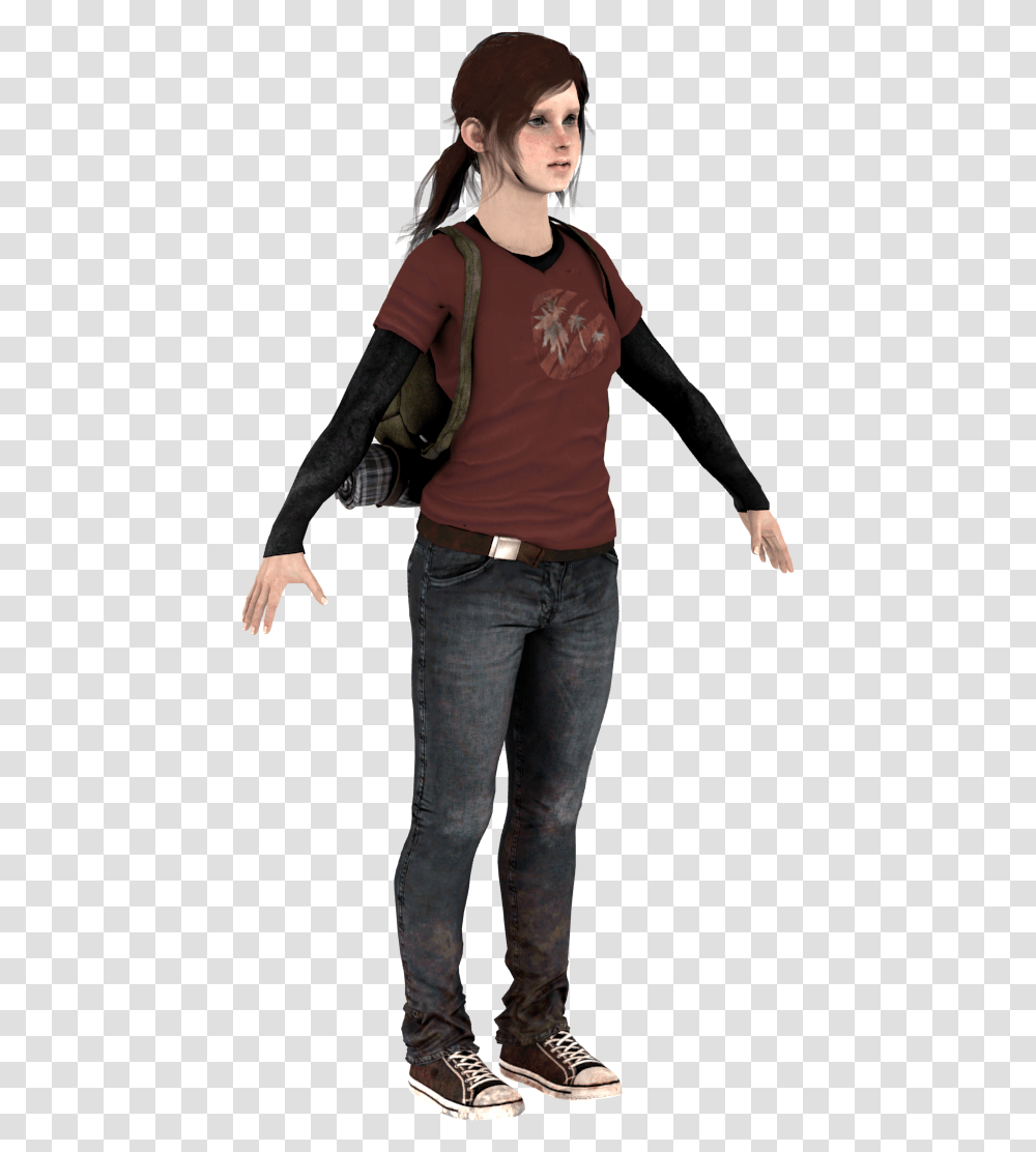 The Last Of Us Ellie The Last Of Us Shoes, Sleeve, Pants, Long Sleeve Transparent Png