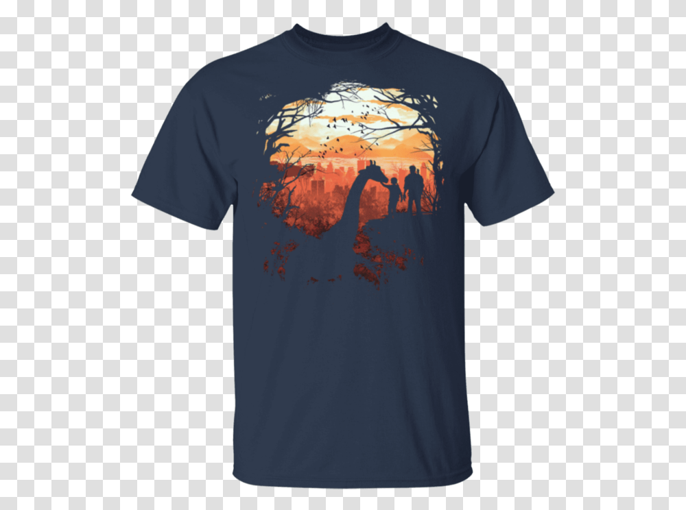 The Last Of Us Men Tshirt Illusion Negative Space, Apparel, T-Shirt, Sleeve Transparent Png