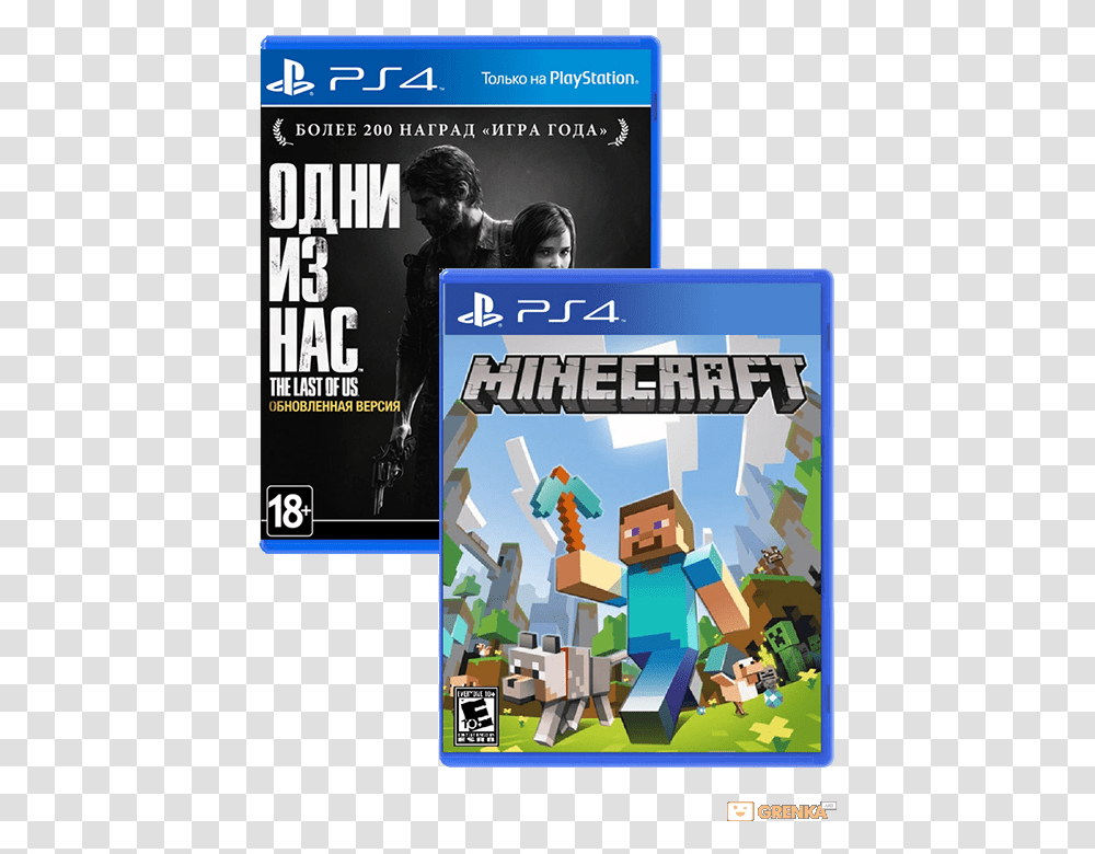 The Last Of Us Remastered Ps4 Minecraft Ps4 Kupit Minecraft 500 X, Person, Human Transparent Png