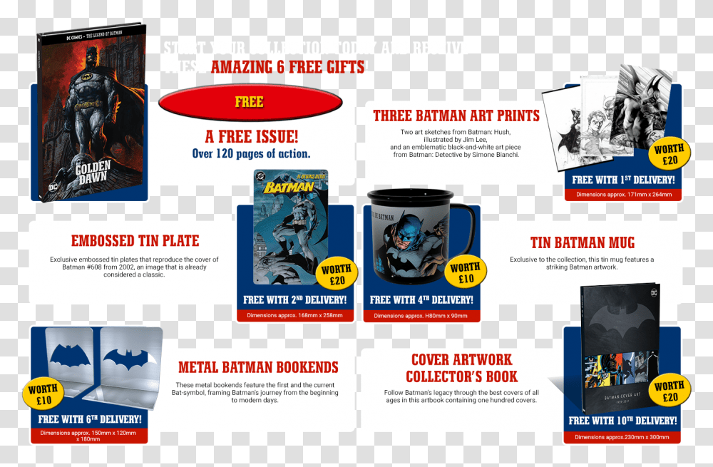 The Legend Of Batman Eaglemoss La Legende De Batman, Poster, Advertisement, Flyer, Paper Transparent Png