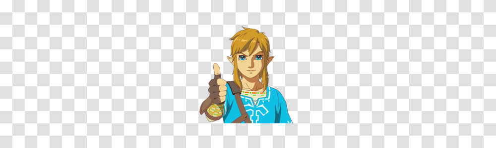 The Legend Of Zelda Breath Of The Wild Line Stickers Line Store, Person, Human, Thumbs Up, Finger Transparent Png