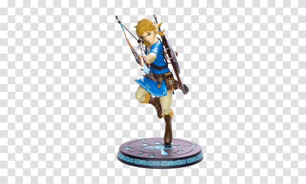 The Legend Of Zelda Breath Of The Wild Pvc Statue Link Cm, Toy, Figurine, Person, Human Transparent Png