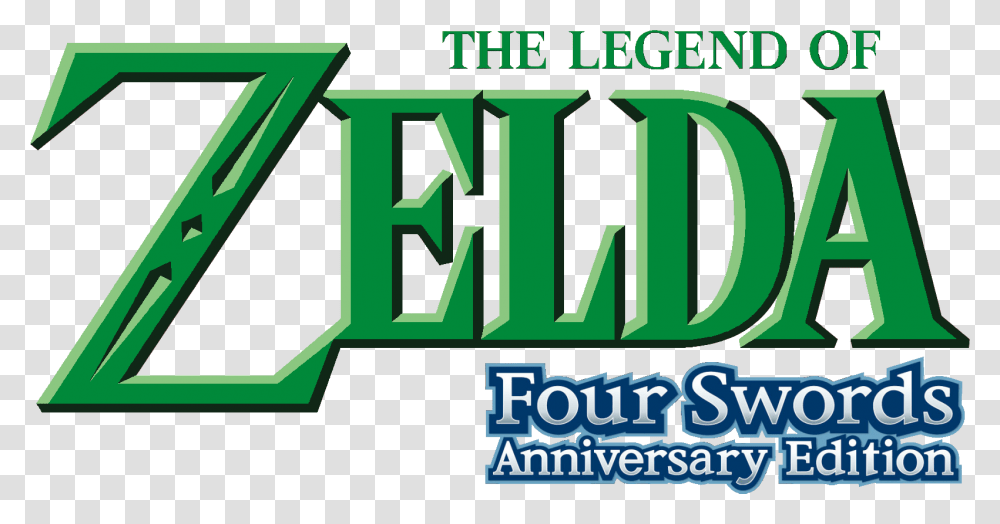 The Legend Of Zelda Four Swords Anniversary Edition Legend Of Zelda, Alphabet, Number Transparent Png