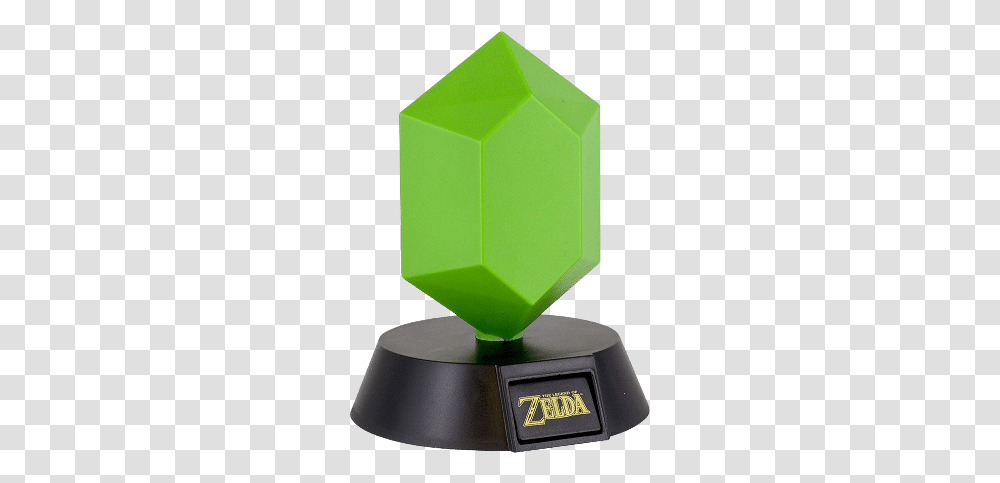 The Legend Of Zelda Green Rupee Icon 3d Led Decorative Light Lamp Rupia The Legend Of Zelda 3d, Trophy, Box Transparent Png