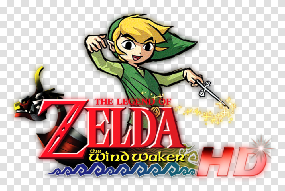 The Legend Of Zelda Legend Of Zelda The Wind Waker Artwork, Person, Advertisement, Poster, Outdoors Transparent Png