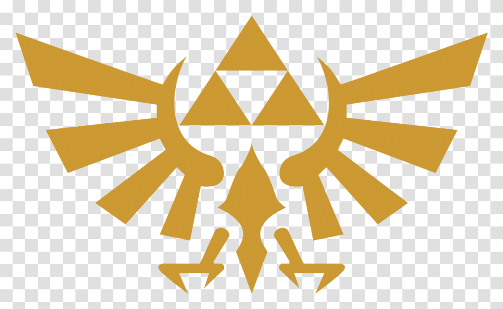 The Legend Of Zelda Logo Clipart Logo Zelda, Cross, Triangle, Star Symbol Transparent Png