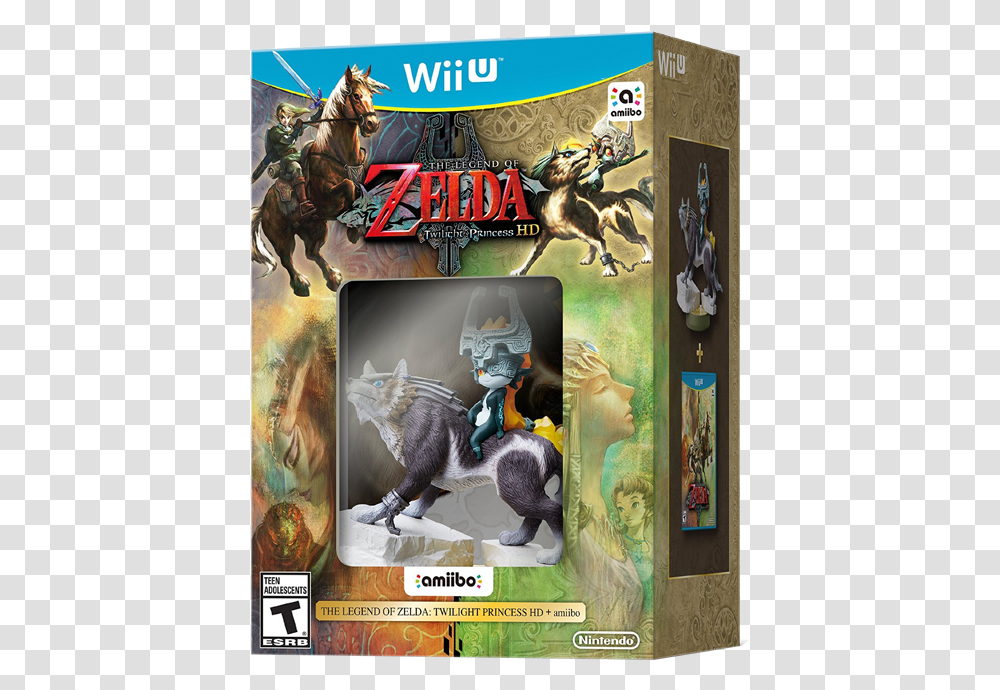 The Legend Of Zelda Twilight Princess Hd Wii U Amiibo Zelda Wii U, Horse, Cat, Person, Tabletop Transparent Png