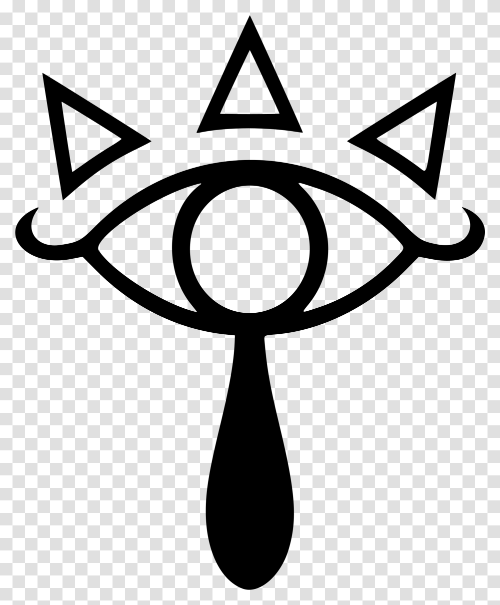 The Legend Of Zelda Zelda Eye Symbol, Gray, World Of Warcraft Transparent Png