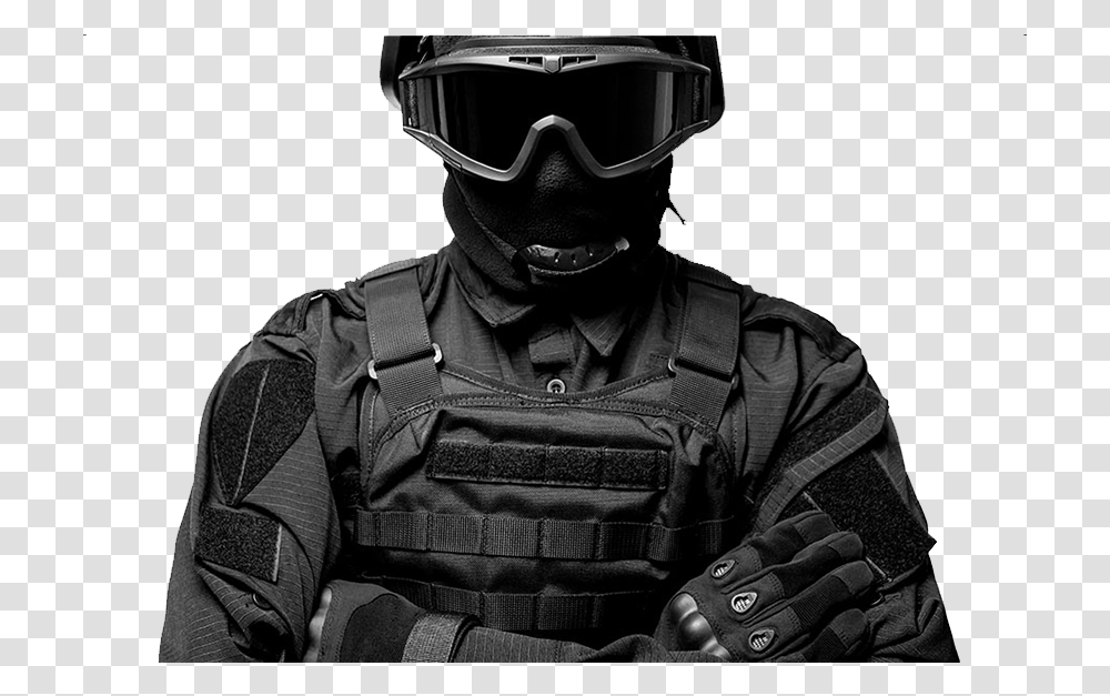 The Legendary Crate Bulletproof Vest, Helmet, Person, Goggles Transparent Png