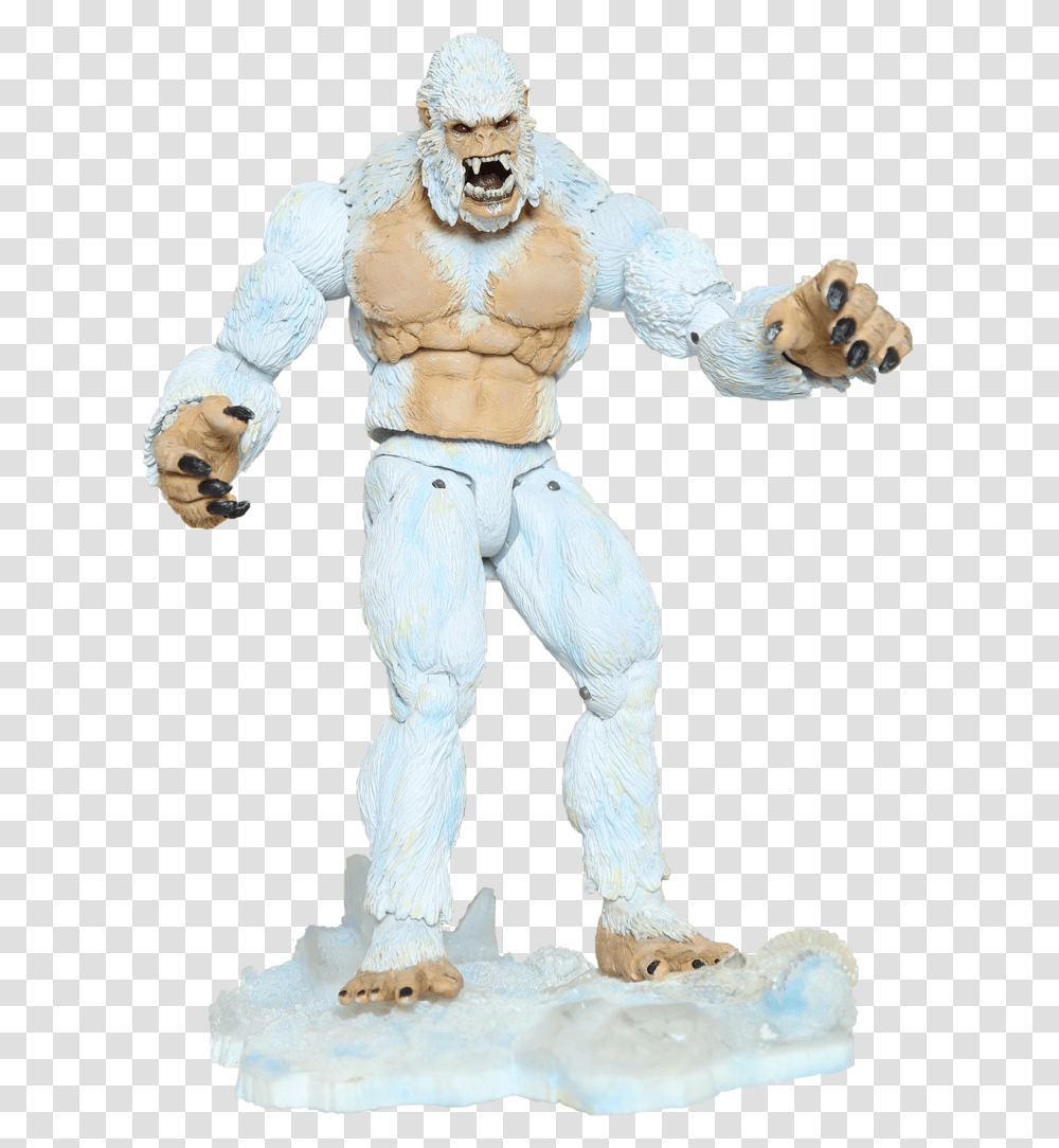 The Legendary Dzu Teh Or Yeti Abominable Snowman Of Creature Replica Yeti, Astronaut, Figurine, Winter, Outdoors Transparent Png