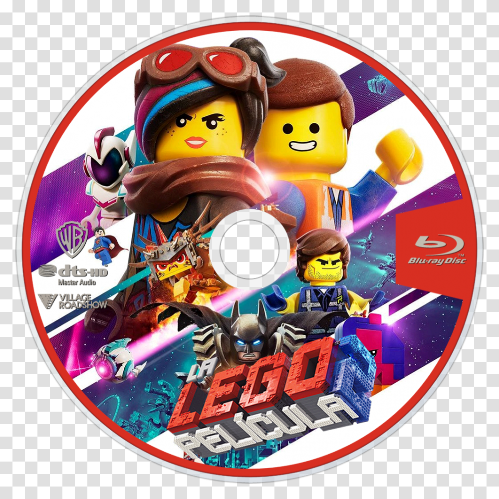 The Lego Movie 2 Bluray Disc Image, Disk, Dvd Transparent Png