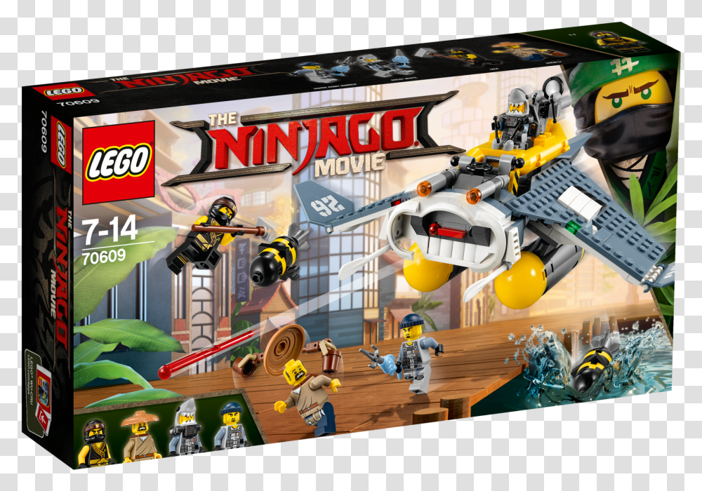 The Lego Ninjago Movie Manta Ray Bomber Lego Ninjago Movie Sets, Helmet, Apparel, Toy Transparent Png
