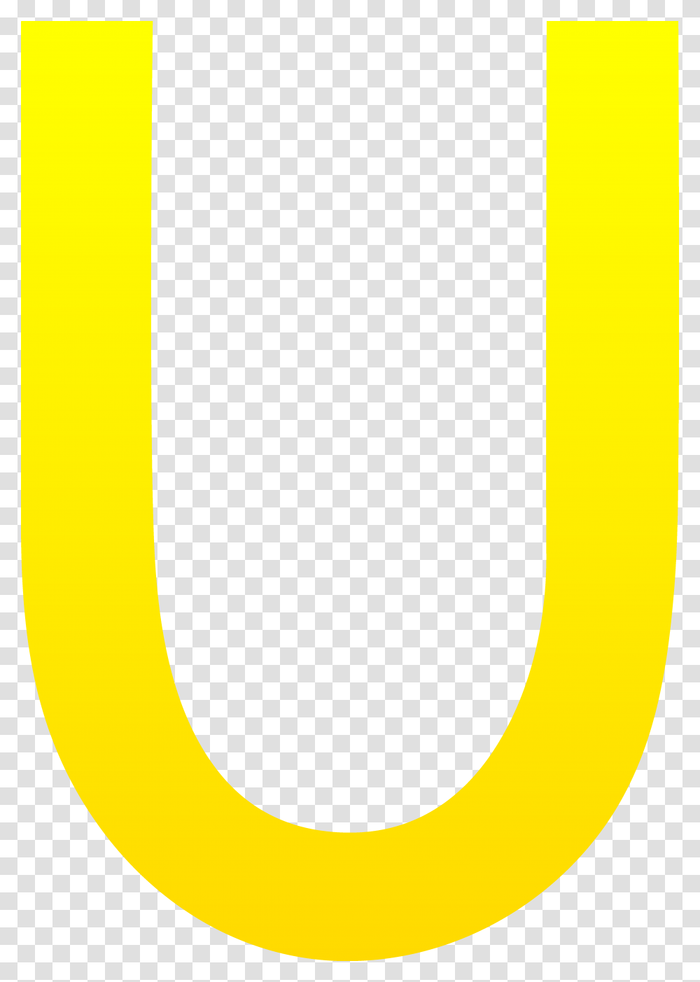 The Letter U, Banana, Fruit, Plant, Food Transparent Png