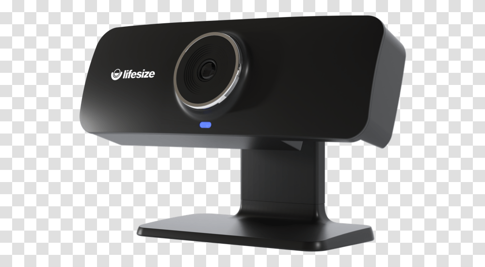 The Lifesize Icon 300 Camera Angled To The Right Webcam, Electronics, Projector Transparent Png