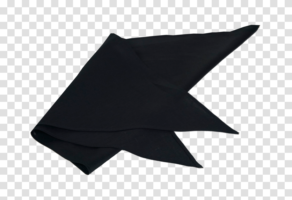 The Linen Triangle Scarf In Black Linen, Tie, Accessories, Pants Transparent Png