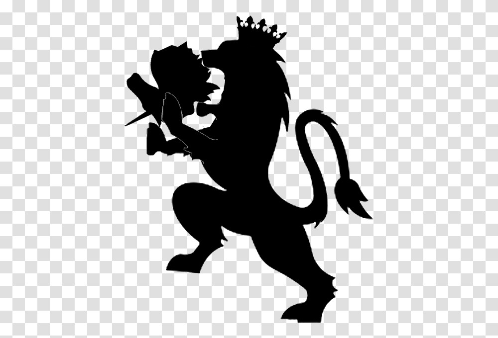The Lion And The Unicorn Crest Royal Coat Of Arms Of Sunderland Logo, Baby, Silhouette, Kneeling, Cupid Transparent Png