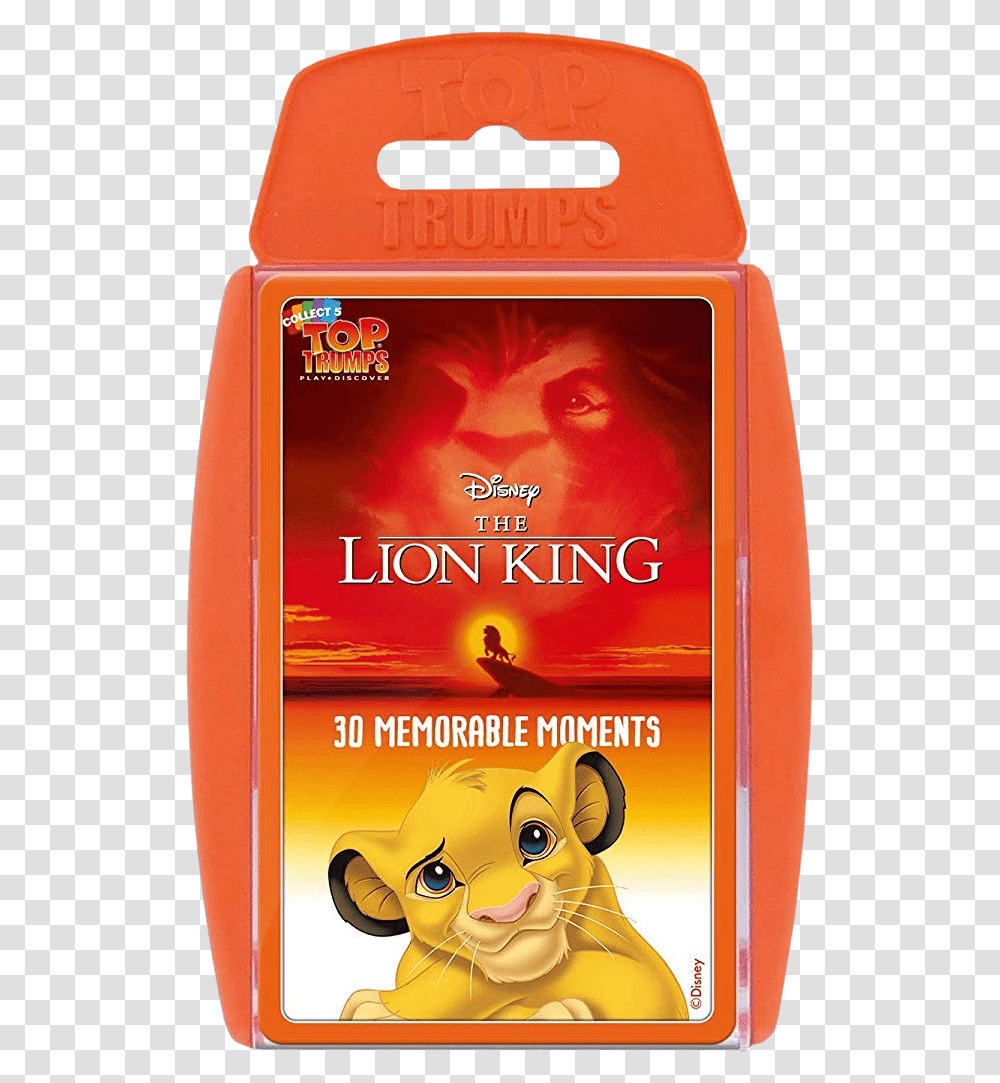 The Lion King Card Game Lion King Top Trumps Card Game, Cat, Animal, Label Transparent Png